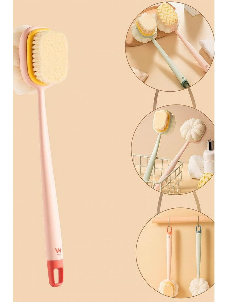 Uzun Saplı Banyo Lifi Sırt Kesesi – Duş Lifi, Uzun Lif Modelleri